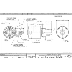 US Motors 1/2 hp 825 rpm, 8 poles, 1 shaft, OPEN Enclosure, 1 speed, 5.6 diameter, 2.8 A, Reversible, 208-230 V, 60 hz, 1 ph, 12.5 mfd/370 VAC Run Capacitor 7041 K055SEP0655862B US Motors 1/2 hp 825 rpm, 8 poles, 1 shaft, OPEN Enclosure, 1 speed, 5.6 diameter, 2.8 A, Reversible, 208-230 V, 60 hz, 1 ph, 12.5 mfd/370 VAC Run Capacitor 7041 K055SEP0655862B