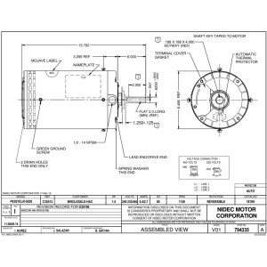 US Motor 1819H Mojave 1-1/2 hp 1140 rpm, 6 poles, 1 shaft 5/8 in, OAO Enclosure, 1 speed, 6.3 diameter, Reversible, 208-230 V / 460 v / 60 hz / 3ph P063ELR5029015B
Fits X503 US Motor 1819H Mojave 1-1/2 hp 1140 rpm, 6 poles, 1 shaft 5/8 in, OAO Enclosure, 1 speed, 6.3 diameter, Reversible, 208-230 V / 460 v / 60 hz / 3ph P063ELR5029015B
Fits X503