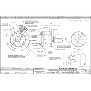 US Motors Rescue 1/3-1/6 hp 1075 rpm, 6 poles, 1 shaft, TEAO Enclosure, 2 speed, 5.6 diameter, CCW, Lead End, Reversible, 208-230 V, 60 hz, 1 ph, 5 mfd/370 VAC Run Capacitor 5462 K055WDJ0404012B US Motors Rescue 1/3-1/6 hp 1075 rpm, 6 poles, 1 shaft, TEAO Enclosure, 2 speed, 5.6 diameter, CCW, Lead End, Reversible, 208-230 V, 60 hz, 1 ph, 5 mfd/370 VAC Run Capacitor 5462 K055WDJ0404012B