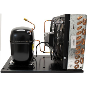 Danfoss LCHC0060RC0091G 1/2HP+, R404,R507 Condensing Unit for Refrigeration, Copper Coil Aluminum Fins LBP 230/1/60 (V/Ph/Hz) 1 Fan with Reciprocating Compressor SC15CLX, 114N1676 114N2336