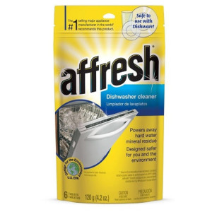 Affresh W10282479 Dishwasher Cleaner (6 Tablets)
Replaces: 4319102 18001020 18001017 4211328 4211611 4323142 8171408 DWMAGIC 18001059 8268529 14202928 14211394 8171408RM W10209294 11090
 Affresh W10282479 Dishwasher Cleaner (6 Tablets)
Replaces: 4319102 18001020 18001017 4211328 4211611 4323142 8171408 DWMAGIC 18001059 8268529 14202928 14211394 8171408RM W10209294 11090