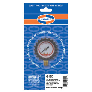 Uniweld G15D Oxygen Gauge 1.5 in, 30 psi, NPT 1/8 Uniweld G15D Oxygen Gauge 1.5 in, 30 psi, NPT 1/8