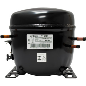 Embraco FFI 12HBX 1/3+ HP Compressor, LMHBP, R134a, 115 V, 60 Hz, replaces AEA4440YXA