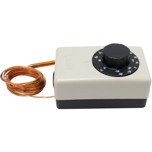 Danfoss 060H1708 UT 72 Thermostat, -22 to 85 F, Copper 10 ft Capillary tube, Auto Reset, SPDT, IP20 Enclosure Danfoss 060H1708 UT 72 Thermostat, -22 to 85 F, Copper 10 ft Capillary tube, Auto Reset, SPDT, IP20 Enclosure
