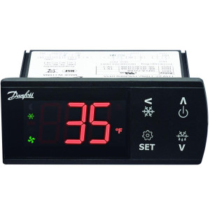 Danfoss ERC 213 Electronic Control 220 V,50/60 Hz, Red Display, 3 Relay Output, 2 Temperature Sensor 080G3457 
 Danfoss ERC 213 Electronic Control 220 V,50/60 Hz, Red Display, 3 Relay Output, 2 Temperature Sensor 080G3457