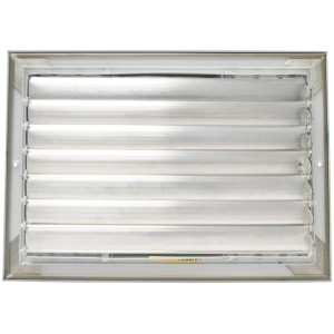 Laminaire L-CL4M1008 10x8 4-Way, White, Curved Blade, Ceiling Diffuser with ML Damper