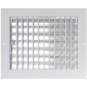 Laminaire L-VM1008 10x8 Wall Grille, White with ML Damper