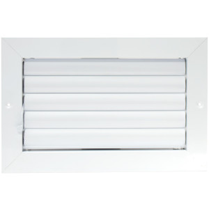 Laminaire CL1M1006 10x6 1-Way, White, Curved Blade, Ceiling Diffuser with ML Damper Laminaire CL1M1006 10x6 1-Way, White, Curved Blade, Ceiling Diffuser with ML Damper