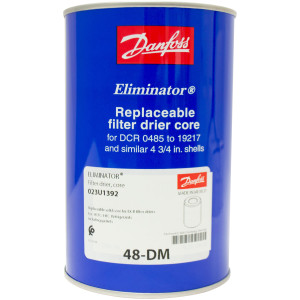 Danfoss 023U1392 Filter Drier Core 48-DM for DCR Systems, High Moisture Capacity, Includes Gasket, Compatible with DCR 0485 to 19217 and Other 4-3/4 in Shells 023U1392, 023U1392, 023U1394