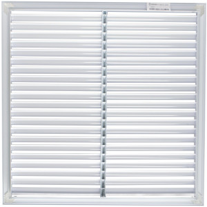 Laminaire L-RA2424 Return Grille 24 x 24 in, White Aluminum L-RA 24x24 W