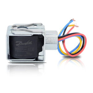 Danfoss 018F4181 Solenoid Coil 208-240 V, 60 Hz, 110-120V, 60 Hz, 230 V, 50 Hz, 13 W, BU240CS, Conduit Hub Danfoss 018F4181 Solenoid Coil 208-240 V, 60 Hz, 110-120V, 60 Hz, 230 V, 50 Hz, 13 W, BU240CS, Conduit Hub