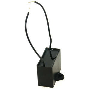 Appli Parts Fan Capacitor 12 mfd (microfarads) uf 250 VAC with 2 Wire Terminal Connections compatible with any brand with same capacitance CAP-12-250-2C Appli Parts Fan Capacitor 12 mfd (microfarads) uf 250 VAC with 2 Wire Terminal Connections compatible with any brand with same capacitance CAP-12-250-2C