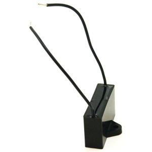 Appli Parts Fan Capacitor 4 mfd (microfarads) uf 250 VAC with 2 Wire Terminal Connections compatible with any brand with same capacitance CAP-4-250-2C  Appli Parts Fan Capacitor 4 mfd (microfarads) uf 250 VAC with 2 Wire Terminal Connections compatible with any brand with same capacitance CAP-4-250-2C