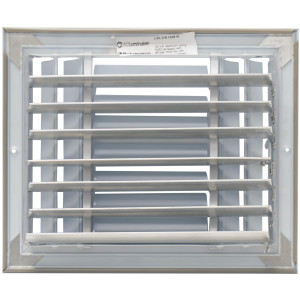 Laminaire L-CL3M1008 10x8 3-Way, White, Curved Blade, Ceiling Diffuser with ML Damper