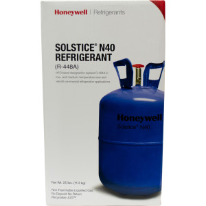 Honeywell Refrigerant Gas 25 lbs / 11.3 kg. Compatible with R448A.