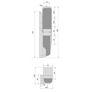 Hinge G-1573 FI01839
 Hinge G-1573 FI01839