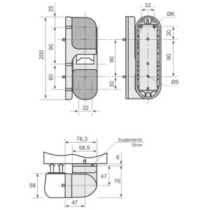 Hinge G-583 FI07281
 Hinge G-583 FI07281