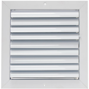 Laminaire CL1M1010 10x10 1-Way, White, Curved Blade, Ceiling Diffuser with ML Damper Laminaire CL1M1010 10x10 1-Way, White, Curved Blade, Ceiling Diffuser with ML Damper