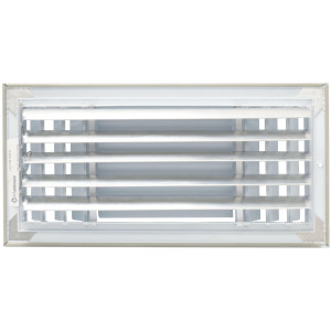 Laminaire L-CL3M1406 14x6 3-Way, White, Curved Blade, Ceiling Diffuser with ML Damper