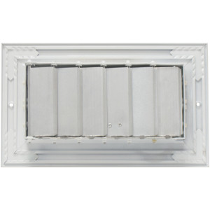 Laminaire L-CL2M0804 8x4 2-Way, White, Curved Blade, Ceiling Diffuser with ML Damper