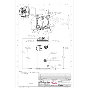 Danfoss MLZ058T2LQ9A 7.5 HP MBP Refrigeration Scroll Compressor 208-230/3/60 (V/Ph/Hz) R404,R407,R507,R452,R134,R513,R22,R448,R449 Rotolock Valves V02,V05, POE Oil 121L8817 Replaces 120U8051, 120U8052, 121L8816 Danfoss MLZ058T2LQ9A 7.5 HP MBP Refrigeration Scroll Compressor 208-230/3/60 (V/Ph/Hz) R404,R407,R507,R452,R134,R513,R22,R448,R449 Rotolock Valves V02,V05, POE Oil 121L8817 Replaces 120U8051, 120U8052, 121L8816