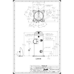 Danfoss LLZ018T2LQ9A 6 HP LBP Refrigeration Scroll Compressor 208-230/3/60 (V/Ph/Hz) R404A, R507, R452A, R448A, R449A, Rotolock Connections, 121L9548, 121L9549, 121L9511, 121L9510 Danfoss LLZ018T2LQ9A 6 HP LBP Refrigeration Scroll Compressor 208-230/3/60 (V/Ph/Hz) R404A, R507, R452A, R448A, R449A, Rotolock Connections, 121L9548, 121L9549, 121L9511, 121L9510