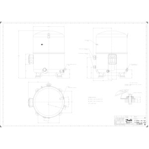 Danfoss MTZ144HV4VE 12HP R404,R407,R134,R448, MBP Reciprocating Refrigeration Compressor 400/3/50 460/3/60 (V/Ph/Hz),Discharge 1-1/4 in V04, Suction 1-3/4 in V02, Rotolock,POE Oil, MTZ144-4V Danfoss MTZ144HV4VE 12HP R404,R407,R134,R448, MBP Reciprocating Refrigeration Compressor 400/3/50 460/3/60 (V/Ph/Hz),Discharge 1-1/4 in V04, Suction 1-3/4 in V02, Rotolock,POE Oil, MTZ144-4V