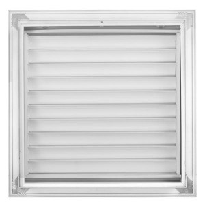 Laminaire L-RF-F 22x22 in Registration Grille With Filter, White Aluminum Laminaire L-RF-F 22x22 in Registration Grille With Filter, White Aluminum