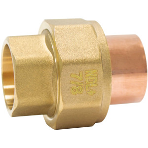 NDL N-8004 Copper Union 7/8 in CxC connections for HVAC applications
 NDL N-8004 Copper Union 7/8 in CxC connections for HVAC applications