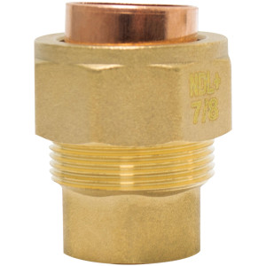 NDL N-8004 Copper Union 7/8 in CxC connections for HVAC applications
 NDL N-8004 Copper Union 7/8 in CxC connections for HVAC applications