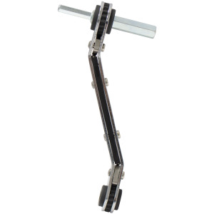 Uniweld 70074 Offset Ratchet Wrench, 1/4 and 3/16 in Square opening, 3/8 and 5/16 in Square opening, with 3/16 and 5/16 in Dual Hex Valve Adapter Uniweld 70074 Offset Ratchet Wrench, 1/4 and 3/16 in Square opening, 3/8 and 5/16 in Square opening, with 3/16 and 5/16 in Dual Hex Valve Adapter