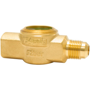 Danfoss 014L0022 Sight Glass 3/8 x 3/8 in, Female Flare by Male Flare, MWP 754 psig, SGP 10 I Danfoss 014L0022 Sight Glass 3/8 x 3/8 in, Female Flare by Male Flare, MWP 754 psig, SGP 10 I