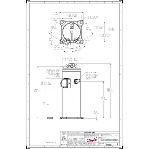 Danfoss HCP120T4LC6 10 tons 120,000 btu/h R407C Scroll compressor for Air conditioning 380-415/3/50, 460/3/60 (V/Ph/Hz) Discharge 7/8 in, Suction 1-1/8 in, ODF, PVE Oil 121L0401, 121L0398 Replaces HCM120T4LC6, 120U0401 Danfoss HCP120T4LC6 10 tons 120,000 btu/h R407C Scroll compressor for Air conditioning 380-415/3/50, 460/3/60 (V/Ph/Hz) Discharge 7/8 in, Suction 1-1/8 in, ODF, PVE Oil 121L0401, 121L0398 Replaces HCM120T4LC6, 120U0401