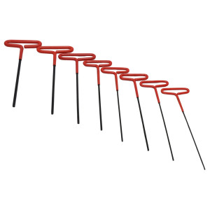 MA-Line MA-1202 T-Handle Hex wrench Set, 9 in, 3/32, 7/64, 1/8, 9/64, 5/32, 3/16, 7/32, 1/4 inch MA-Line MA-1202 T-Handle Hex wrench Set, 9 in, 3/32, 7/64, 1/8, 9/64, 5/32, 3/16, 7/32, 1/4 inch