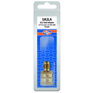 Uniweld UA2LA Tank Adapter A2L 1/4in F.F. (LH) x 1/4in M.F. (RH) Uniweld UA2LA Tank Adapter A2L 1/4in F.F. (LH) x 1/4in M.F. (RH)