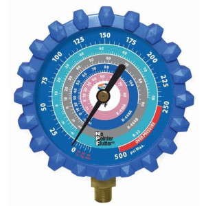 Uniweld G440ND Manifold Gauge A2L Blue Low 3-1/8in R-32/R-454B/R-448A/R-410A Psi/ F Uniweld G440ND Manifold Gauge A2L Blue Low 3-1/8in R-32/R-454B/R-448A/R-410A Psi/ F