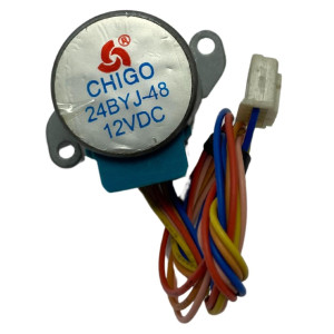 Motor 24BYJ48 4 Phase 5 Wire 12V DC Stepper Motor Universal Air Conditioner Replacement Fan Motor Reduction Gear Motor 