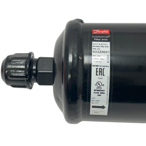 Danfoss 023Z0051 Filter Drier DML 305 5/8 in / 16mm, 30 cu in, Flare connections Danfoss 023Z0051 Filter Drier DML 305 5/8 in / 16mm, 30 cu in, Flare connections