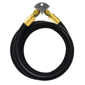 Uniweld MEH5 Maxevac Hose 60 in,152 cm, 1/2 in Hose with 3/8 Str x 1/4 Str Connections, Black, with MEHP Hose Protector Uniweld MEH5 Maxevac Hose 60 in,152 cm, 1/2 in Hose with 3/8 Str x 1/4 Str Connections, Black, with MEHP Hose Protector