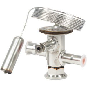 Danfoss 068U2235 1/6 - 4TR Expansion Valve Body, TUA, R22,R407C, 3/8x1/2 in, Solder, ODF, Internally equalized, Single-flow, -40 to 50 F,Capacity determined by Orifice size Sold Separately 