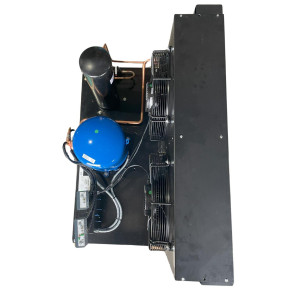 Danfoss HGZC0500UWJ300R Condensing Unit Copper Coil Aluminum Fins 5HP MBP 460V/3Ph/60Hz R134a,R404A,R448A,R449A,R452A POE Oil 2 Fans with Reciprocating Compressor MTZ64-4 114N3623