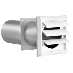 Lambro 290W White Plastic Louvered Vent 3 inch Lambro 290W White Plastic Louvered Vent 3 inch