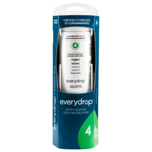 everydrop by Whirlpool Ice and Water Refrigerator Filter 4, EDR4RXD1 everydrop by Whirlpool Ice and Water Refrigerator Filter 4, EDR4RXD1