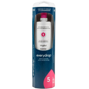everydrop by Whirlpool Ice and Water Refrigerator Filter 5, EDR5RXD1  everydrop by Whirlpool Ice and Water Refrigerator Filter 5, EDR5RXD1