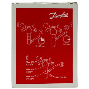 Danfoss 068U3945 1/5 - 4TR Expansion Valve Stainless Steel Body, TUA, R-448A, 3/8x1/2 in, Solder, ODF, Internally equalized, Bi-flow, -40 to 50 F, Capacity determined by Orifice size Sold Separately