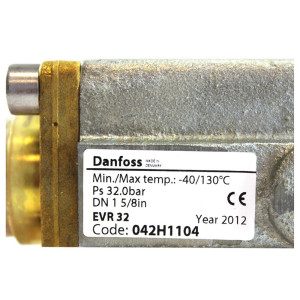 Danfoss 042H1104 Solenoid Valve 1-5/8 pulg, EVR 32, ODF Only Body Danfoss 042H1104 Solenoid Valve 1-5/8 pulg, EVR 32, ODF Only Body