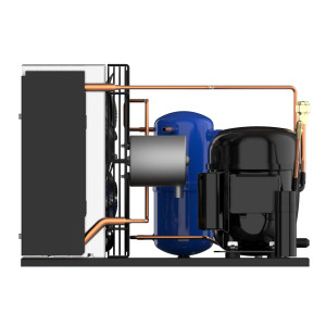 Danfoss HCYC0075RC0002B 3/4HP, R404,R448,R449 Condensing Unit for Refrigeration, Copper Coil Aluminum Fins HBP 115/1/60 (V/Ph/Hz) 1 Fan, Reciprocating Compressor MPT14RD, 114N2109 replaces 114N2102