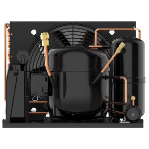 Danfoss HCYC0075RC0002B 3/4HP, R404,R448,R449 Condensing Unit for Refrigeration, Copper Coil Aluminum Fins HBP 115/1/60 (V/Ph/Hz) 1 Fan, Reciprocating Compressor MPT14RD, 114N2109 replaces 114N2102