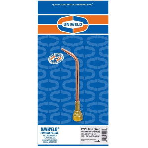 Uniweld TYPE17-5 Weld Braze Heating Soldering Tip for 1/4 in to 1/2 in