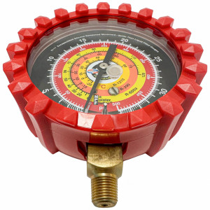 Uniweld G729NSD-5 Manifold Gauge Red, High R-600a,R-290,R-1270, 3-1/8 in Uniweld G729NSD-5 Manifold Gauge Red, High R-600a,R-290,R-1270, 3-1/8 in